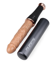 Load image into Gallery viewer, Love Bat thrusting and vibrating dildo with clit stimulator