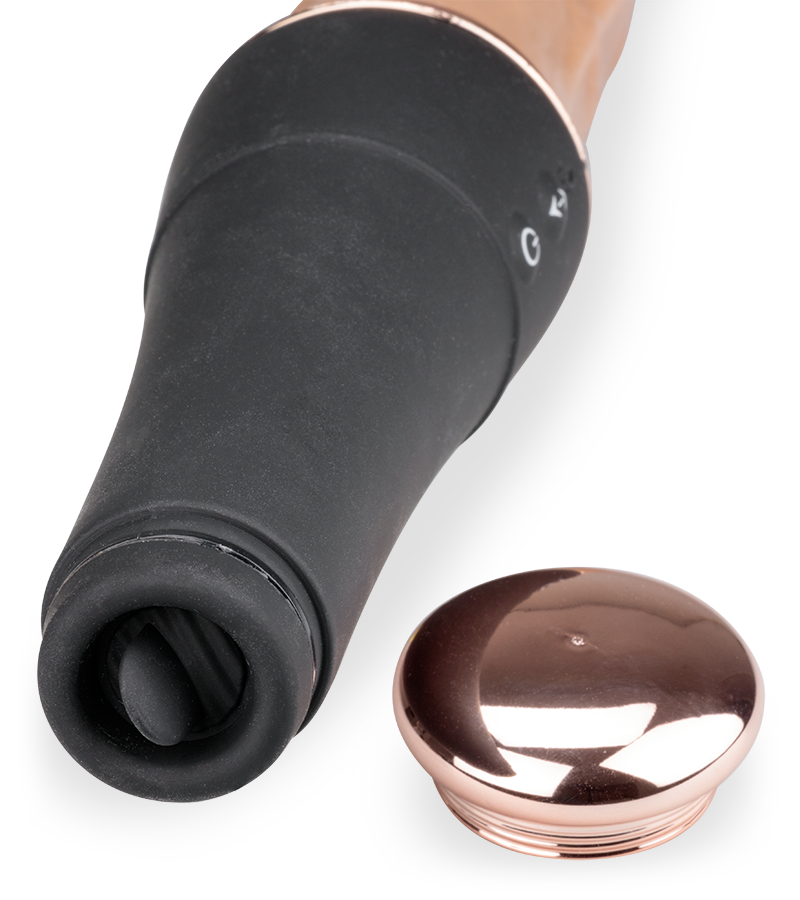 Love Bat thrusting and vibrating dildo with clit stimulator