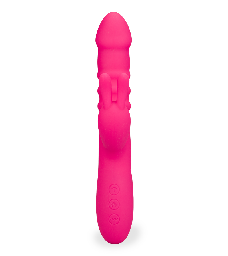 Love Zone thrusting and vibrating rabbit vibrator