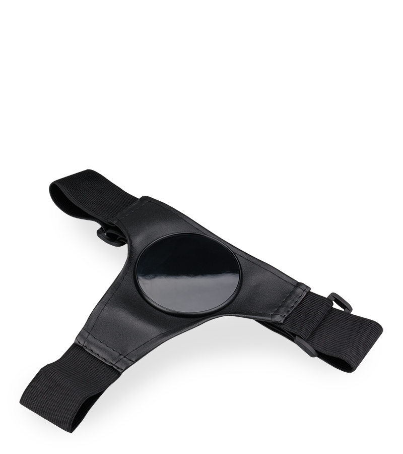 Lovebelt harness for suction-cup dildos