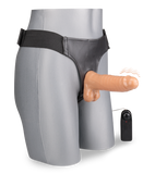 Lucky vibrating strap on dildo