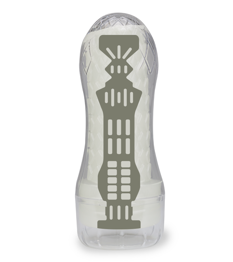 Lumino glow-in-the-dark ribbed masturbator