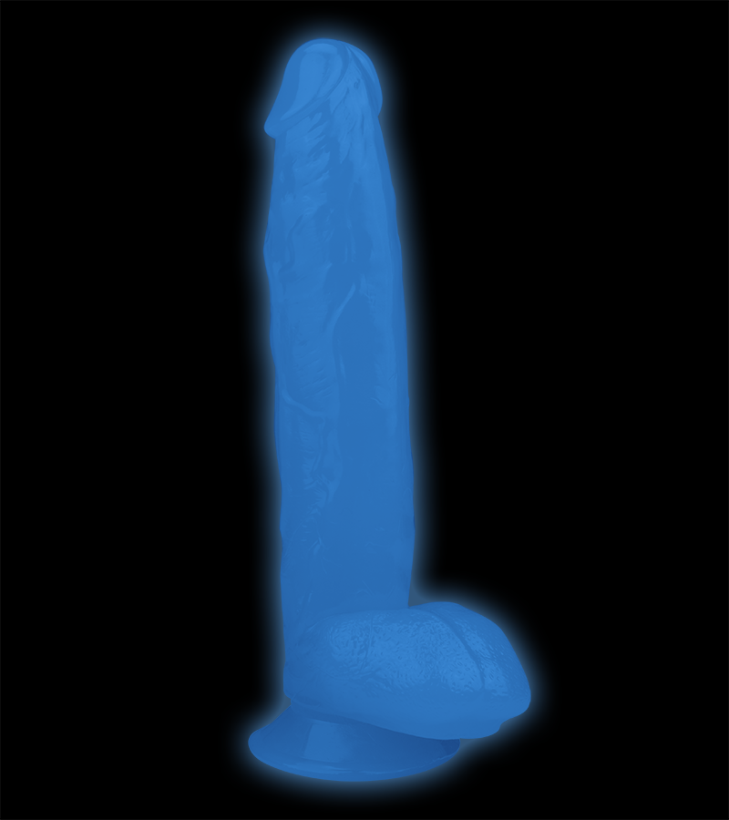 Lumino glow-in-the-dark suction-cup dildo 10.25 inches