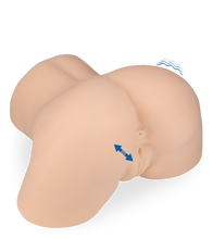 Load image into Gallery viewer, Lyra vibrating and thrusting ass masturbator 19 lb