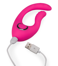 Load image into Gallery viewer, Magnetic USB curved clitoris vibrator 12 modes
