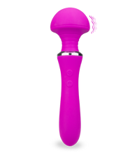 Load image into Gallery viewer, Magnetic USB massaging Fantasy Wand vibrator
