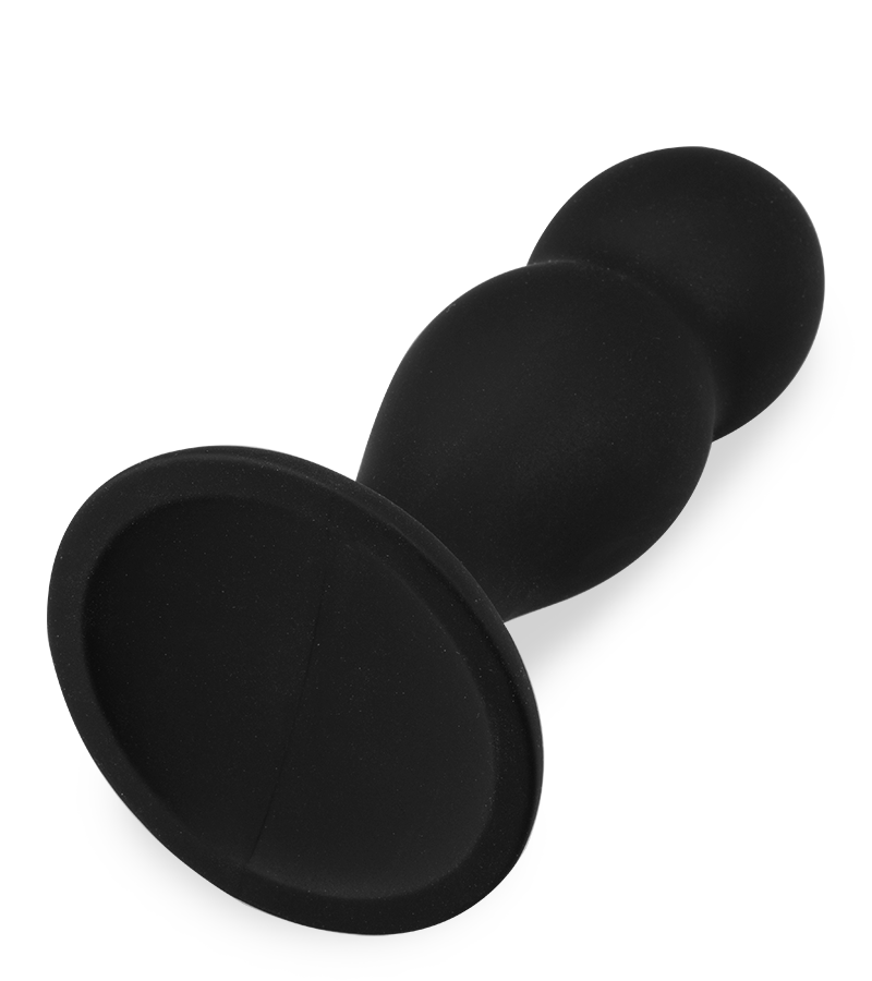 Mally beaded suction-cup butt plug