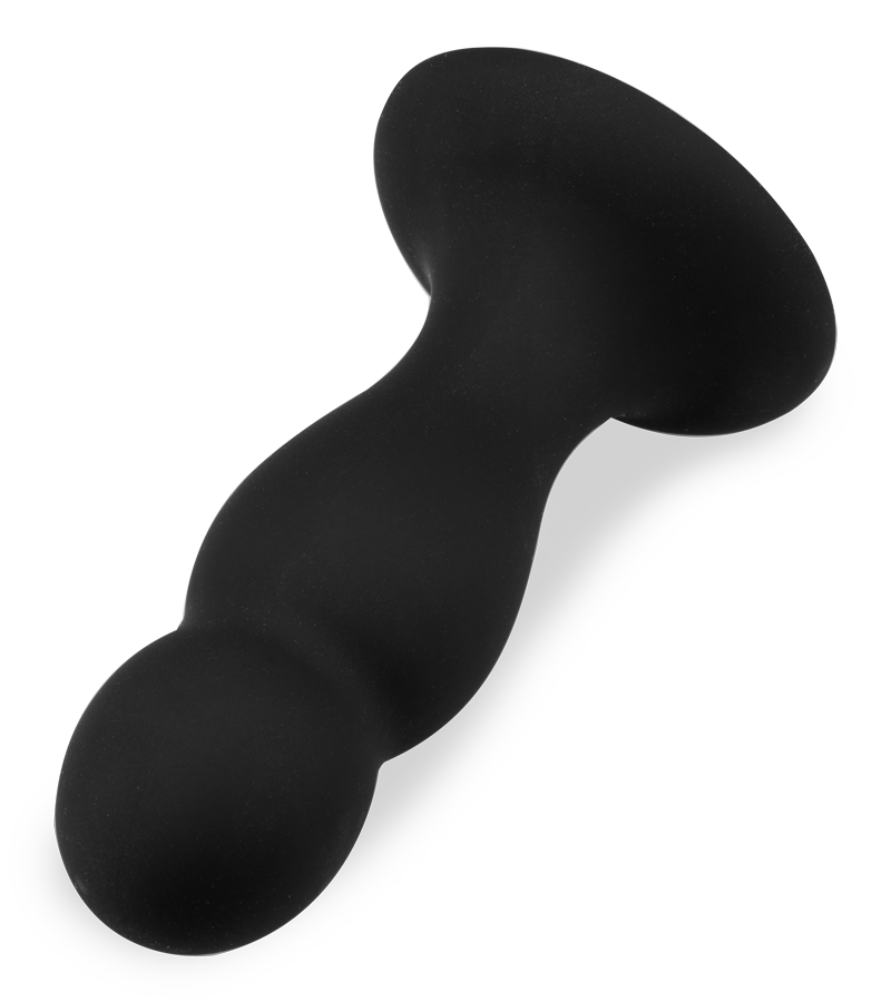 Mally beaded suction-cup butt plug