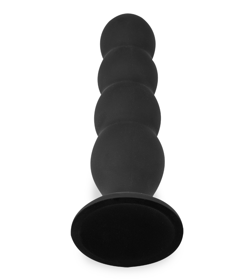 Malta 4-bead suction-cup butt plug