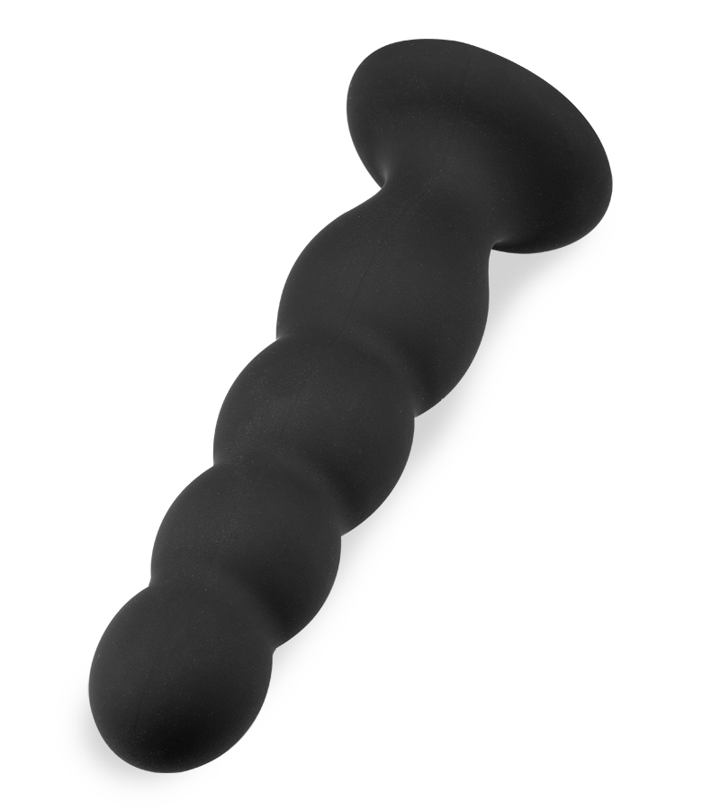 Malta 4-bead suction-cup butt plug