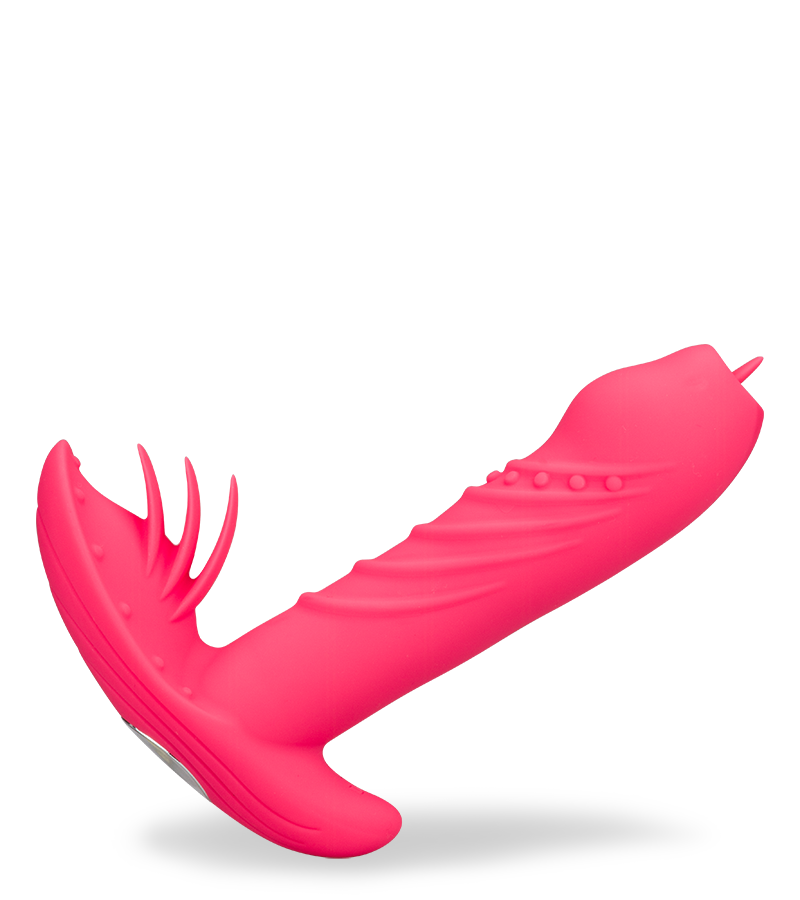 Mandy remote-controlled vibrating and rotating knickers