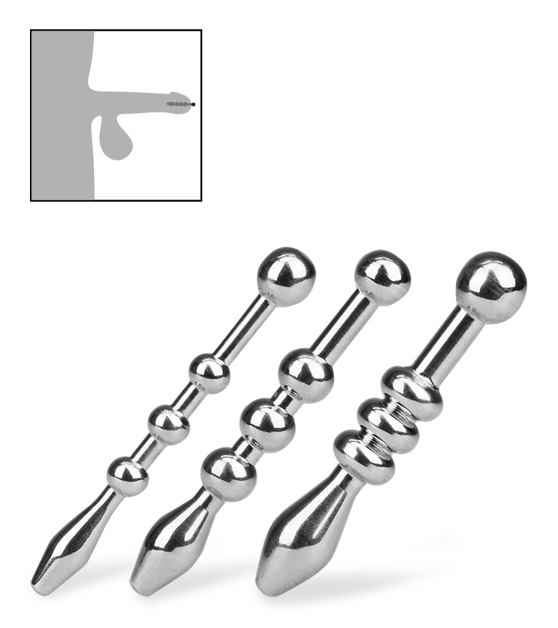 Marsnik set of three penis plugs
