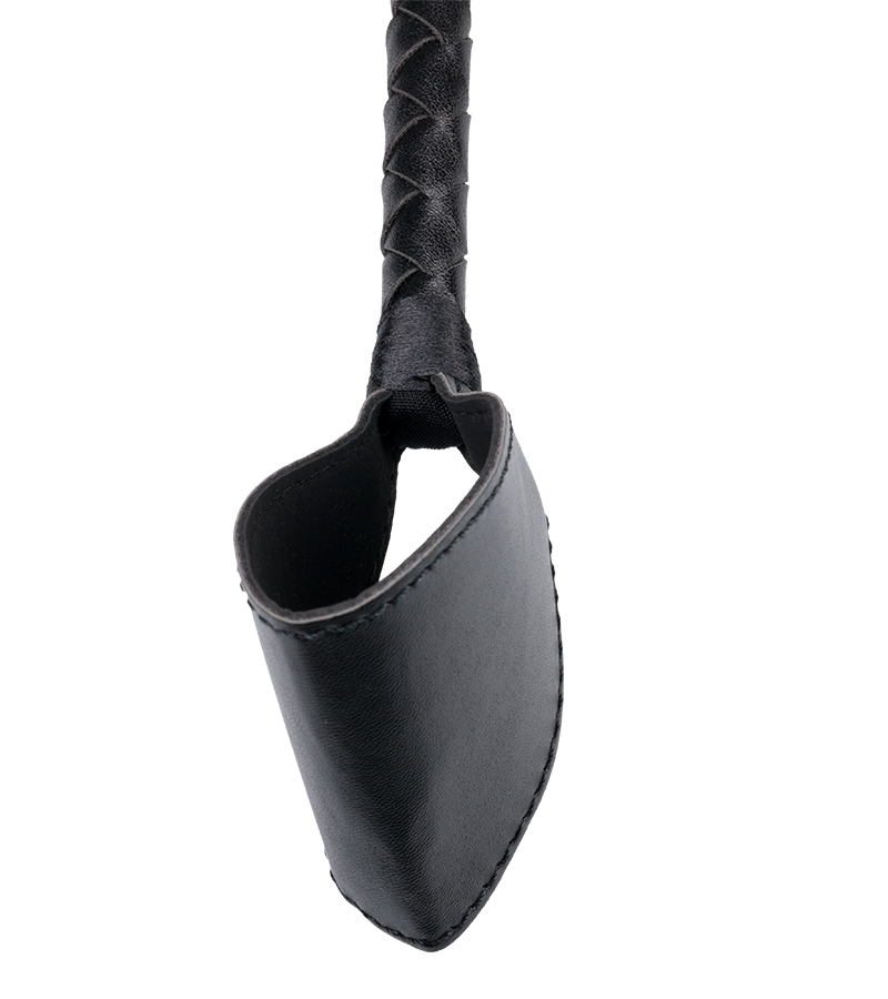 Masked BDSM riding crop