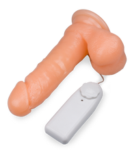 Load image into Gallery viewer, Massive vibrating suction cup dildo