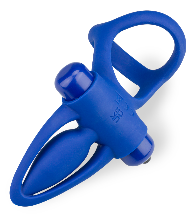 Mata triple silicone cock ring with clit stimulator