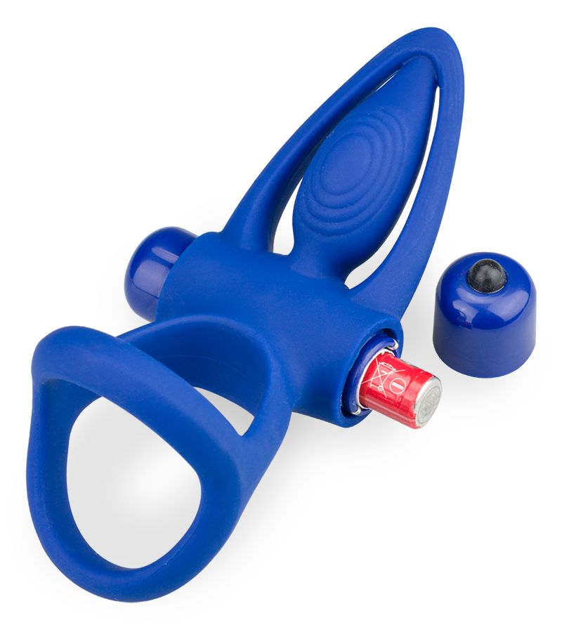 Mata triple silicone cock ring with clit stimulator