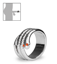 Load image into Gallery viewer, Medusa stainless steel cock ring