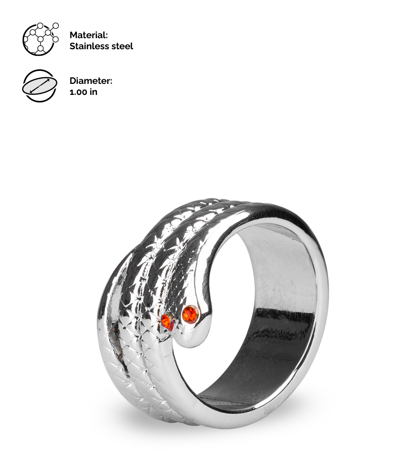 Medusa stainless steel cock ring