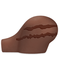 Load image into Gallery viewer, Mega-sized black ass and vagina masturbator 22 lb