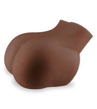 Load image into Gallery viewer, Mega-sized black ass and vagina masturbator 22 lb