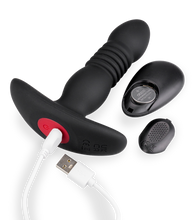 Load image into Gallery viewer, Mercury thrusting and vibrating butt plug