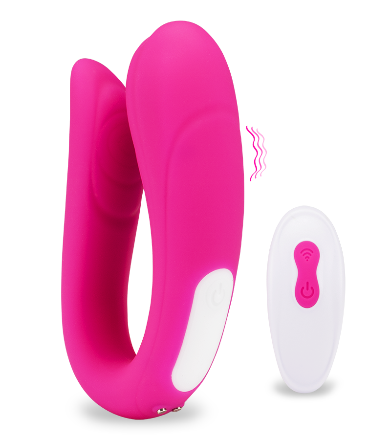 Mermaid remote controlled couple&#039;s vibrator