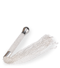 Load image into Gallery viewer, Metal chain flogger with rhinestone handle