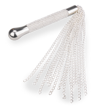 Load image into Gallery viewer, Metal chain flogger with rhinestone handle