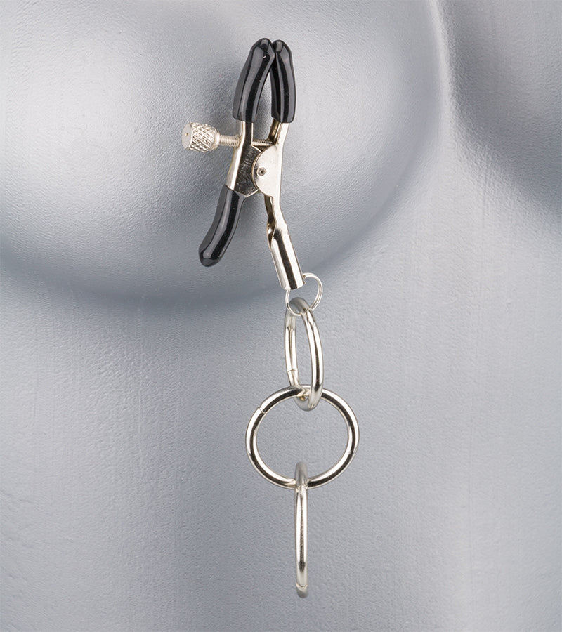 Metal nipple clamps 3 rings