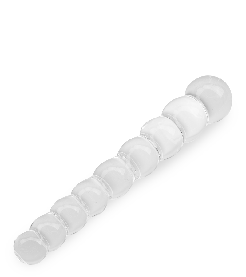 Meteor glass anal beads