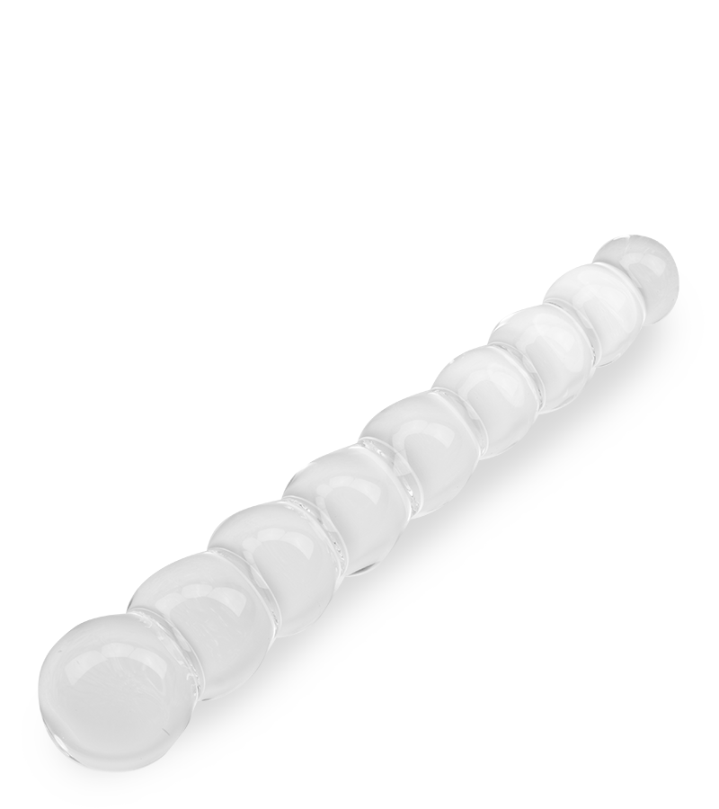 Meteor glass anal beads