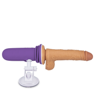 Load image into Gallery viewer, Mini sex machine with thrusting suction cup dildo