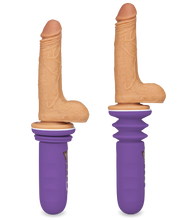 Load image into Gallery viewer, Mini sex machine with thrusting suction cup dildo