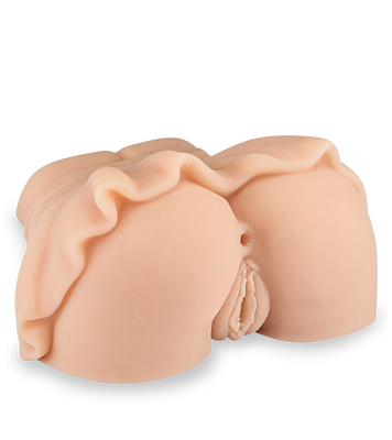 Miniskirt ass and vagina masturbator