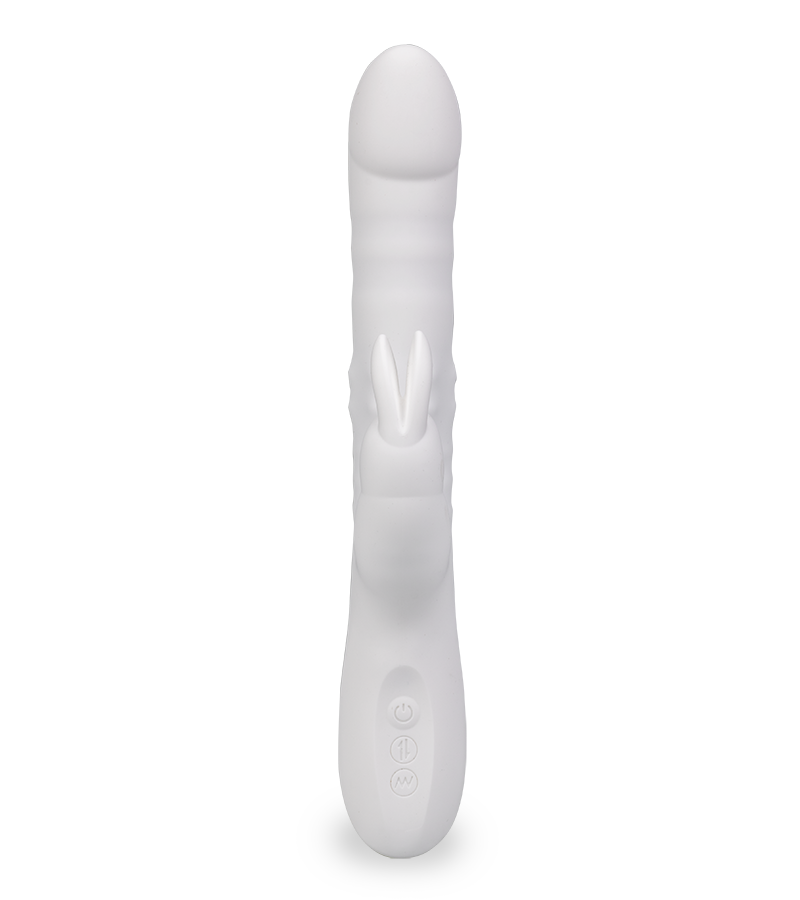 Miracle thrusting rabbit vibrator