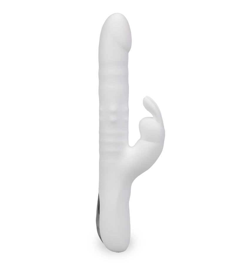Miracle thrusting rabbit vibrator