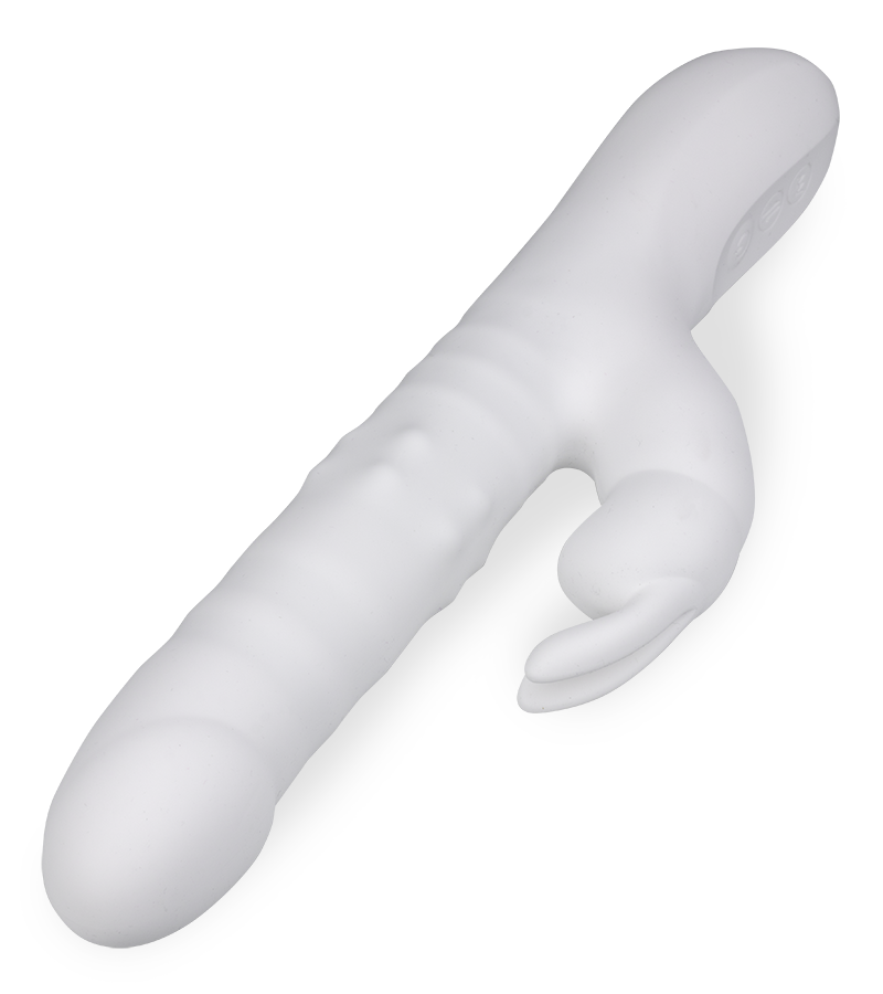 Miracle thrusting rabbit vibrator