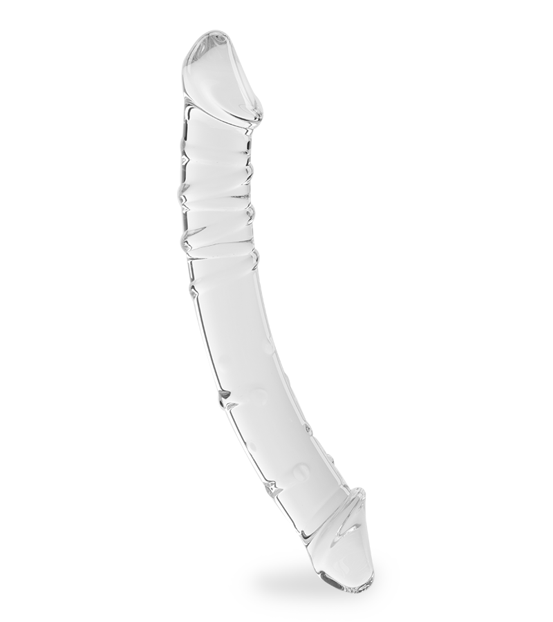 Mirage double-ended glass dildo