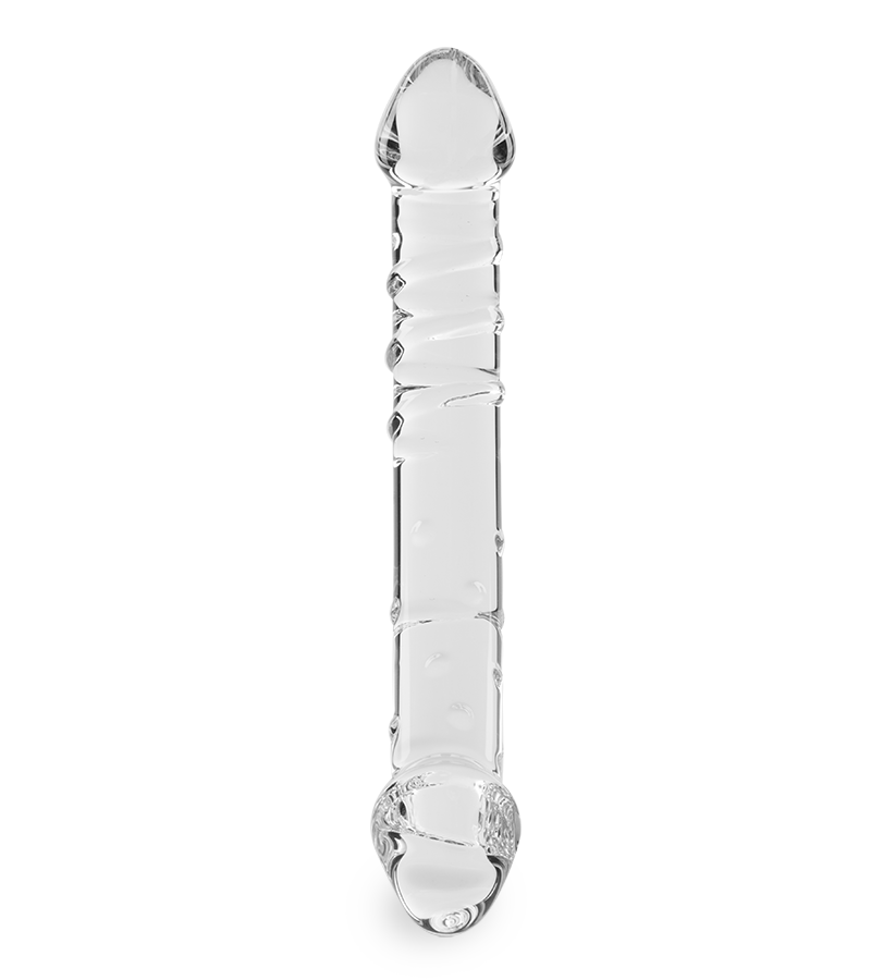 Mirage double-ended glass dildo