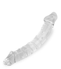 Load image into Gallery viewer, Mirage double-ended glass dildo