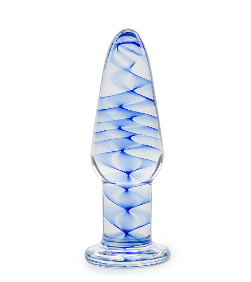 Mist glass butt plug