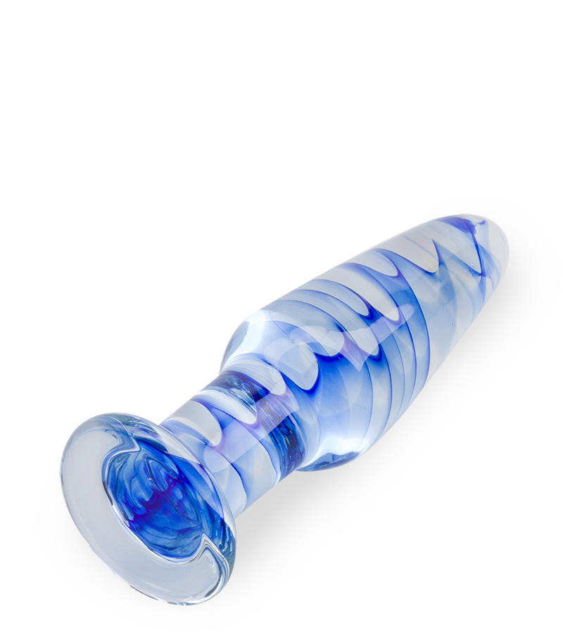Mist glass butt plug