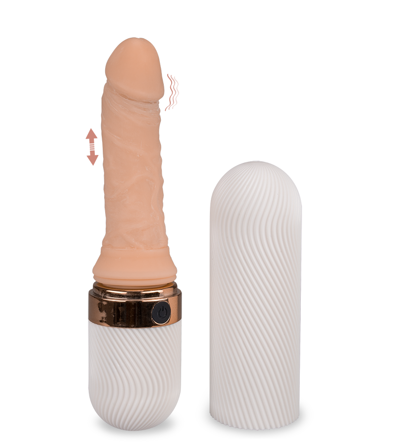 Mister Hide vibrating and thrusting dildo