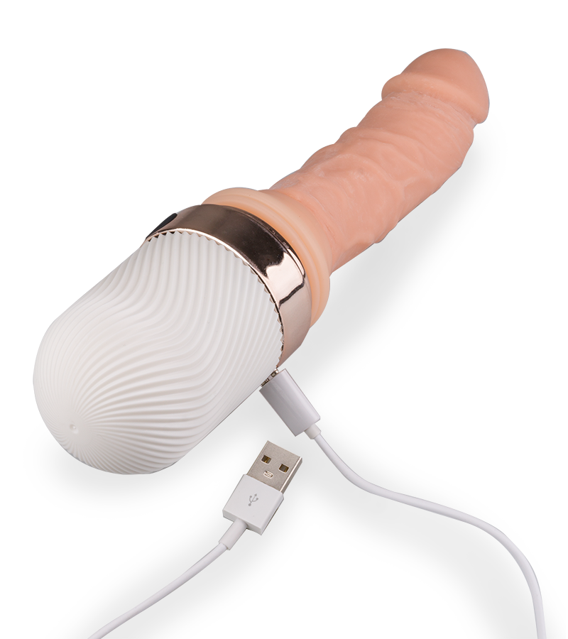 Mister Hide vibrating and thrusting dildo