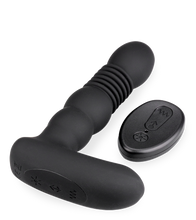 Load image into Gallery viewer, Mox vibrating and thrusting heated butt plug