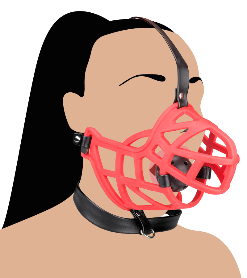 Muzzle with removable ball gag