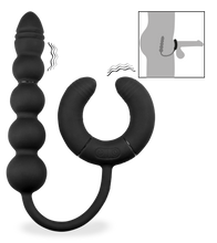 Load image into Gallery viewer, Nebulo vibrating anal beads and cock ring
