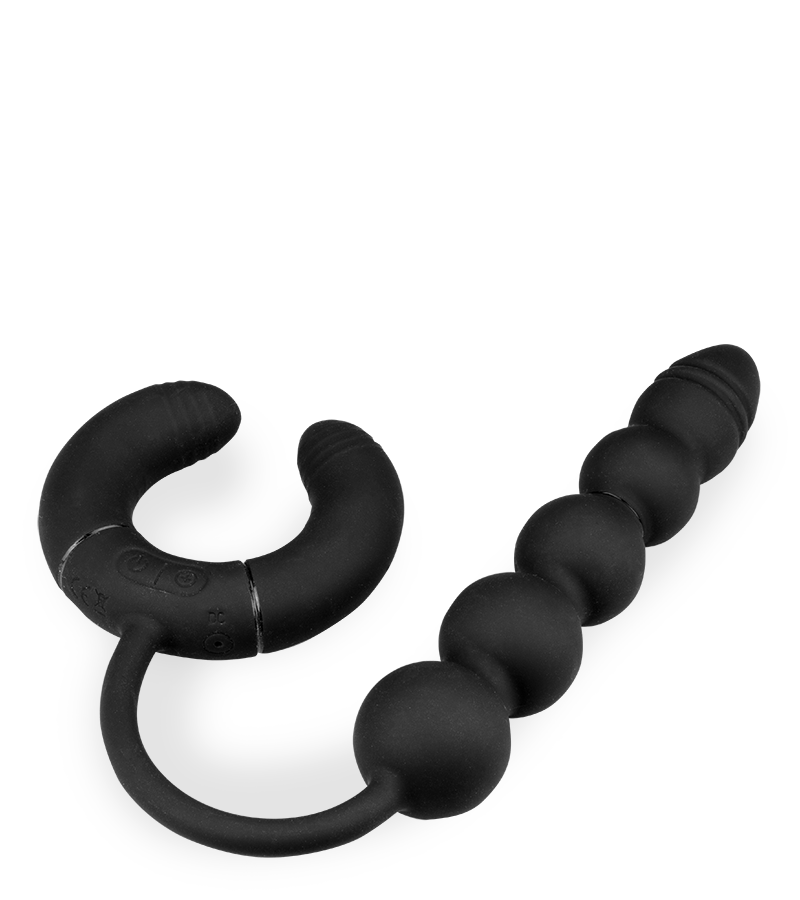 Nebulo vibrating anal beads and cock ring