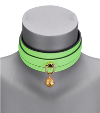Load image into Gallery viewer, Neon green collar and lead