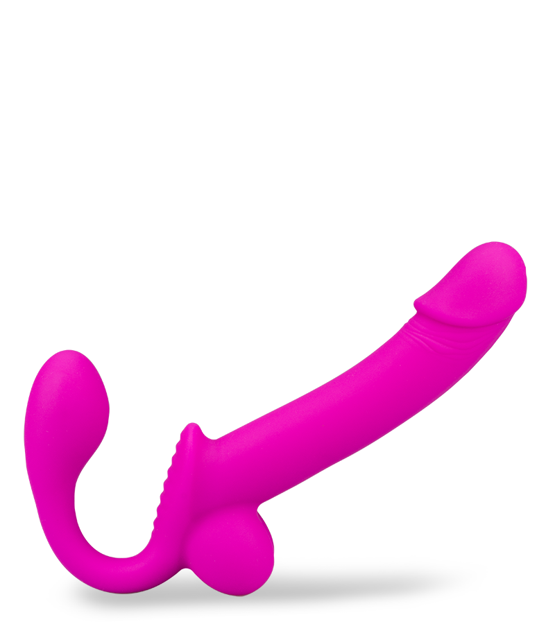 Nightlong silicone ejaculating strap-on dildo